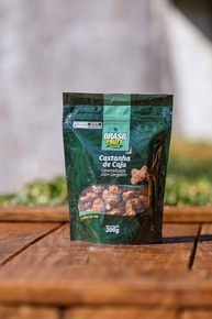 Brasil Frutt Castanha de Caju Caramelizada com Gergelim pacote 200g - imagem 2