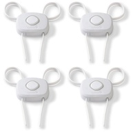 Safety 1st OutSmart™ Flex Lock Branco - Proteção Inteligente para Armários (Pacote com 4) - imagem 1