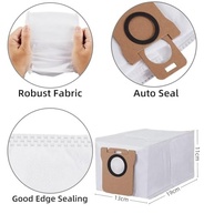 Pacote com 8 Sacos de Pó para Aspiradores Xiaomi X10+/X20+ e Dreame L10s/L20 Ultra - Grande Capacidade com Vedação Automática - imagem 1