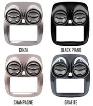 Moldura Painel 2 Din Grand Siena 2013-2020 Black Piano - Central Multimídia 7" | Acabamento Premium - imagem 3