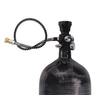 Estação de Enchimento TUXING 4500PSI para PCP e Paintball com Duplo Manômetro e Mangueira de Alta Pressão - imagem 5