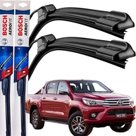 Palheta Limpador Parabrisa Bosch Aerofit Hilux 2006-2016 (Par Dianteiro Original) - imagem 1