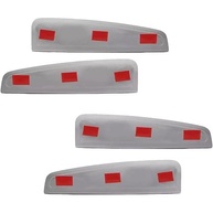 Kit 4 Apliques Cromados Maçaneta Porta Fiat Palio ELX/Fire e Siena 96-06 - imagem 3