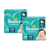 Pampers Confort Sec M: 140 Fraldas para Noites Secas! - imagem 1