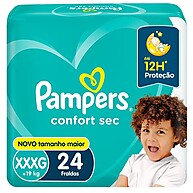 Pampers Confort Sec XXXG: Noites Secas e Confortáveis - imagem 1