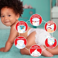 Fralda Pampers Premium Care Pants G - Conforto Total com Fácil Vestir, 68 Unidades - imagem 4