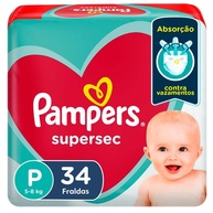 Pampers Supersec P: Noite Seca e Conforto! - imagem 1