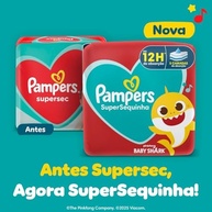 Fralda Pampers SuperSeca Tamanho G - 80 Unidades | Conforto e Proteção Noturna - imagem 4