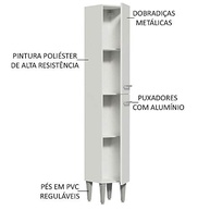 Paneleiro Madesa Emilly 2 Portas - Design Moderno e Praticidade na Cozinha - imagem 4
