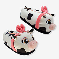 Pantufa 3D Vaquinha: Conforto e Fofura! - imagem 1