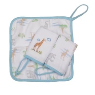 Paninho de Boca Bordado Soft Papi com Prendedor de Chupeta – 3 Unidades | 25cm x 25cm - imagem 4