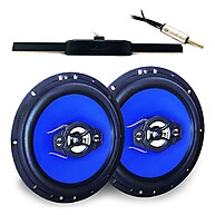 Par de Falantes TSR Orion 6" 110W RMS + Antena Automotiva - imagem 1