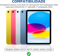 Capa com Teclado e Trackpad Bettdow para iPad 10ª Geração 10.9" e iPad 11ª Geração 2025 (Branco) - imagem 3
