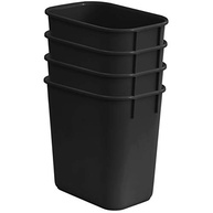 Acrimet Cesto de Lixo 12L Preto - Plástico Resistente para Escritório e Casa - imagem 5