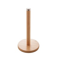 Porta Papel Toalha de Bambu 14x26cm - Design Moderno e Resistente para Cozinha - imagem 2
