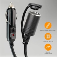 Cabo Extensor Isqueiro MADCATZ 1.8m Reforçado 12V/24V - Energia Confiável para Seus Dispositivos - imagem 5