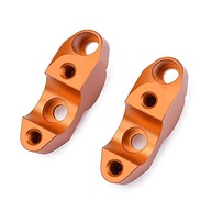 Eleve Sua Pilotagem: Braçadeira de Guidão CNC para KTM Duke 390, 250, 200, 125 (Laranja) - imagem 3