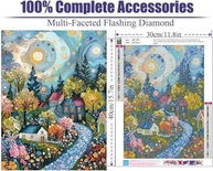 Kit de Arte de Diamante 5D para Adultos - Pintura com Strass para Iniciantes - imagem 5