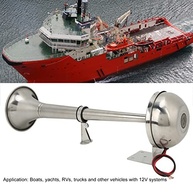 Buzina de Ar 328DB para Barcos, Iates, Trailers e Caminhões - Som Potente em Aço Inoxidável 12V - imagem 5