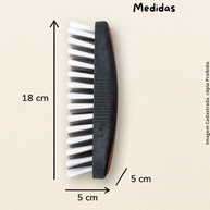 Escova de Limpeza Multiuso para Roupas e Estofados - Remove Pêlos e Fiapos com Cerdas de Nylon - imagem 3