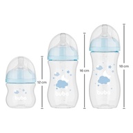 Kit 3 Mamadeiras Easy Flow Nuvem Azul 120/270/330ml - Sistema Anticólico para Bebês - imagem 4
