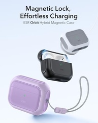 ESR Capa HaloLock para AirPods Pro 2ª Geração: Proteção Total MagSafe Roxa - imagem 4