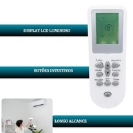Controle Remoto Universal para Ar Condicionado CONSUL Split Bem Estar e Facilite – Visor Luminoso, Pronto para Usar - imagem 5