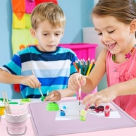 Jogo Americano de Silicone com Bordas Elevadas para Crianças - Tapete Antiderrapante Reutilizável com Design Protetor (Roxo) - imagem 5