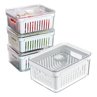 House Organizer Kit - 4 Organizadores 2,2L para Geladeira e Armário - Armazenamento Inteligente de Alimentos e Vegetais - imagem 1