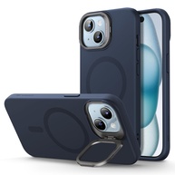 Capa ESR MagSafe para iPhone 15 Plus: Proteção Militar, Suporte Integrado e Azul Escuro Elegante - imagem 1