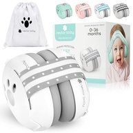 NECTAR BABY - Protetores Auriculares com Cancelamento de Ruído para Bebês até 36 Meses | Proteção Auditiva Confortável e Segura para Viagens - imagem 2