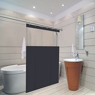 Cortina Box para Banheiro com Visor em PVC 1,38m x 1,98m – Design Moderno e Funcional - imagem 2