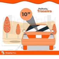 Palheta Limpadora Para-Brisa Traseiro Vigia Gol G7 2017-2023 - Silicone Carenada 10 Polegadas - imagem 5