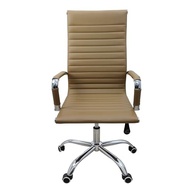 Cadeira Presidente Boston Eames com Esteirinha em Bege - Conforto e Estilo para Seu Escritório - imagem 4