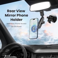 Suporte Magnético para Celular no Retrovisor: Visão 360° e Segurança Inabalável - imagem 4