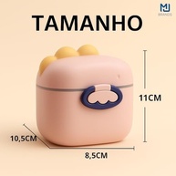 Porta Leite em Pó para Bebê com Dosador e Tampa Segura – 400ml, Livre de BPA, Ideal para Viagem e Passeio - imagem 4
