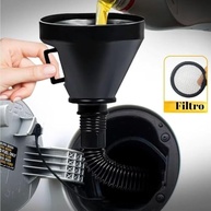 Funil Automotivo Profissional com Extensão Flexível e Filtro - Essencial para Carros e Motos - imagem 4