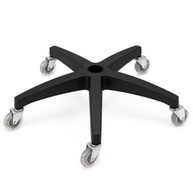 Base para Cadeira Gamer com 5 Rodízios de Gel Transparente - Suporte até 150kg, Giro 360° e Design Reforçado - imagem 1