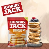 KIT 3x Massa Completa Para Panquecas E Waffles Mix Hungry Jack Original Buttermilk 198g - imagem 3