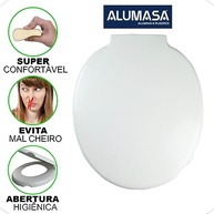 Assento Almofadado Branco Alumasa – Conforto e Estilo para seu Banheiro - imagem 5