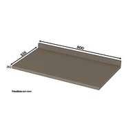 Tampo para Balcão 80 cm Henn - Ideal para Cozinha Moderna, Cooktop e Pia - imagem 1