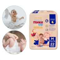 Fralda Turma da Mônica Baby Premium Jumbo M 22 Unidades - Conforto e Proteção Total para Bebês - imagem 4