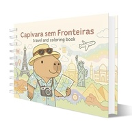 Livro de Colorir Capivara Sem Fronteiras Premium: 44 Folhas 180g para Liberar sua Criatividade - imagem 3