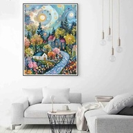 Kit de Arte de Diamante 5D para Adultos - Pintura com Strass para Iniciantes - imagem 3