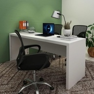Escrivaninha 180cm Multimóveis Branca - Design Moderno e Espaçosa para Escritório - imagem 3