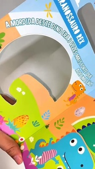 Livro Aprenda com Diversão Dinossauros: Alfabetização Divertida para Crianças - imagem 3