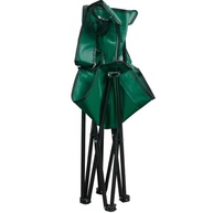 Cadeira Dobrável com Apoio de Braço e Porta-Copos - Ideal para Praia, Camping e Pesca (Verde) - imagem 5