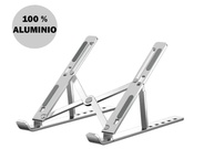 Suporte para Notebook de Alumínio Dobrável Premium com Ajuste Ergonômico em 6 Níveis | Compatível com Tablets e Notebooks até 17" + Estojo Incluso - imagem 4