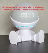 Suporte Decorativo Robo Sentado para Echo Dot 4ª e 5ª Geração - Branco - imagem 5