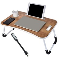 Mesa Portátil Dobrável Madeira para Notebook: Conforto e Versatilidade no Home Office e Lazer - imagem 2